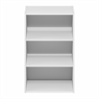 Furinno BASIC 3-Tier Open Shelf Bookcase 11 x 17 x 26inches in White