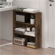Furinno BASIC 3-Tier Open Shelf Bookcase  7 x 24 x 26inches in Amber Pine