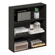 Furinno BASIC 3-Tier Open Shelf Bookcase  7 x 24 x 26inches in Espresso