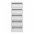 Furinno BASIC 5-Tier Open Shelf Bookcase  7 x 17 x 44inches in White