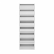 Furinno BASIC 8-Tier Open Bookcase Storage Organizer 12 x 24 x 71 in White