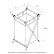 Furinno WAYAR Collapsible Laundry Baskets for Dirty Clothes in Single