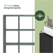 Furinno CUBICLE 16-Cube Thick Frame Reversible Open Back Bookcase Sage Green