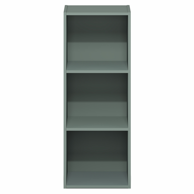 Furinno LUDER 3-Cube Bookshelf  in Sage Green