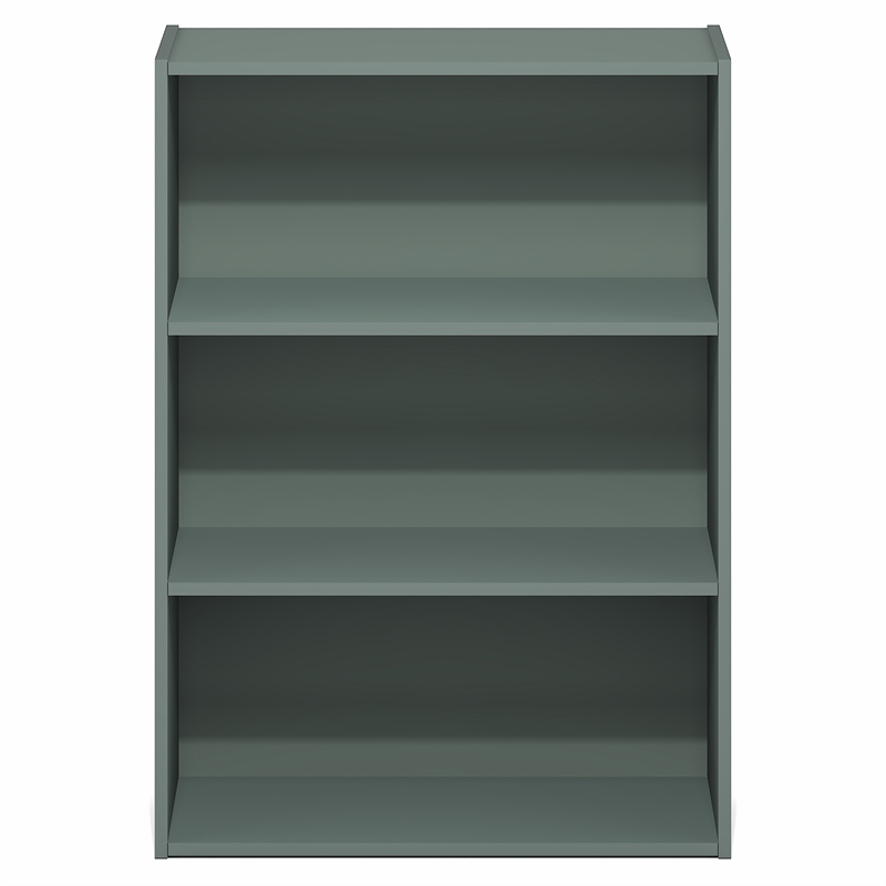 Furinno PASIR 3-Tier Bookshelf in Bookcase in Sage Green