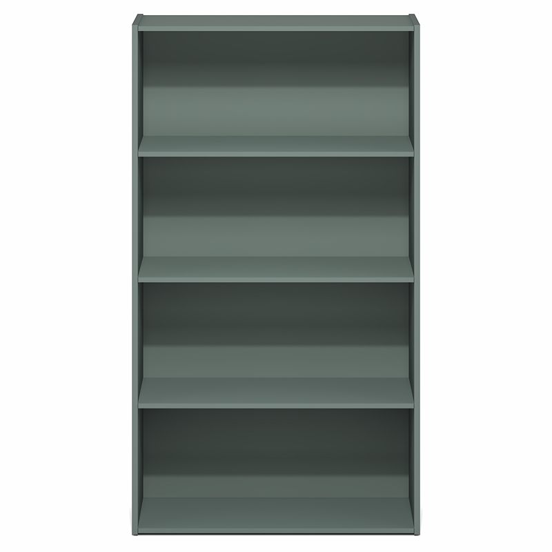 Furinno PASIR 4-Tier Bookshelf in Bookcase in Sage Green