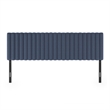 Furinno ROANNE King Upholstered Tufted Headboard Blue Denim