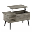 Furinno JENSEN Lift Top Coffee Table with Hidden Compartment Grey Oak