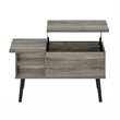 Furinno JENSEN Lift Top Coffee Table with Hidden Compartment Grey Oak