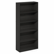 Furinno JAYA 5-Tier AdJUSTable Bookshelf 52 Inch Tall Bookcase Espresso