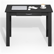 Furinno JAYA H-legs Computer Desk with Drawer Darkwood