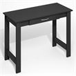 Furinno JAYA H-legs Computer Desk with Drawer Darkwood