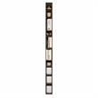 Furinno FULDA 10-Tier Bookshelf with Storage Shelf Amber Pine
