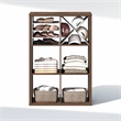 Furinno CUBIC 6-Cube Closet Organizer Open Shelf Extra Thick Frame Amber Pine