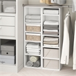 Furinno PASIR 10-Tier Closet Organizer AdJUSTable Open Shelf 12