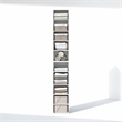 Furinno PASIR 10-Tier Closet Organizer AdJUSTable Open Shelf 12