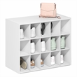 Furinno FANO 15-Cube Stackable Shoe Rack for Closet Entryway White