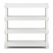 Furinno TURN-S-TUBE 4-Tier Shoe Rack 11.6x23.6x22.3 White