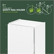 Furinno PASIR 3-Cube Bookcase Closed Back 9.3x12x31.5 Plain White