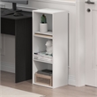 Furinno PASIR 3-Cube Bookcase Closed Back 9.3x12x31.5 Plain White