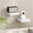Furinno TANNA 9 x 9 2-in Thick Invisible Brackets Floating Shelves White
