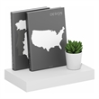 Furinno TANNA 9 x 16 2-in Thick Invisible Brackets Floating Shelves White