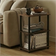 Furinno TURN-N-TUBE 3-Tier Open Frame Book Shelf Amber Pine