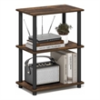 Furinno TURN-N-TUBE 3-Tier Open Frame Book Shelf Amber Pine