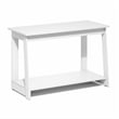 Furinno BEGINNING 2-Tier Entertainment Center for TV up to 36 Inch White
