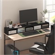 Furinno FULDA 5-Tier 6-In Width Narrow Bookcase 9.3 x 5.9 x 51.9 Blackwood