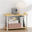 Furinno TURN-N-TUBE Toolless Nightstand with Open Shelf Side/End Table Beech