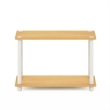 Furinno TURN-N-TUBE Toolless Nightstand with Open Shelf Side/End Table Beech