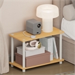 Furinno TURN-N-TUBE Toolless Nightstand with Open Shelf Side/End Table Beech
