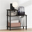 Furinno TURN-N-TUBE 3-Tier Open Nightstand Toolless Side/End Table Espresso