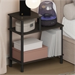 Furinno TURN-N-TUBE 3-Tier Open Nightstand Toolless Side/End Table Espresso