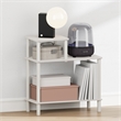 Furinno TURN-N-TUBE 3-Tier Open Nightstand Toolless Side/End Table White