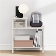 Furinno TURN-N-TUBE 3-Tier Open Nightstand Toolless Side/End Table White