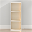 Furinno LUDER 3-Cube LED Lights Bookcase 9.3 x 12 x 31.5. White
