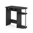 Furinno JAYA 32-Inch 2 Fabric Drawers Open Shelves Console Table. Black