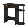 Furinno JAYA 32-Inch 2 Fabric Drawers Open Shelves Console Table. Espresso