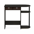 Furinno JAYA 32-Inch 2 Fabric Drawers Open Shelves Console Table. Espresso