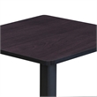 Furinno SIMPLISTIC Set of 2 2-Tier Easy Assembly Nightstand. Dark Walnut