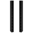 Furinno FULDA Set of 2. 10-Tier Space Saving Storage Shelf Bookcase. Blackwood