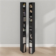 Furinno FULDA Set of 2. 10-Tier Space Saving Storage Shelf Bookcase. Blackwood
