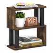 Furinno TURN-N-TUBE 3-Tier Corner Desk Organizers and Accessories. Amber Pine