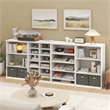 Furinno FANO 3-Tier Adjustable Stackable Bookcase. 15.9 x 23.6 x 36.2 White