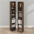 Furinno PASIR Set of 2 8-Tier Open Shelf Bookcase. 9.3 x 11.8 x 70.9. Amber Pine