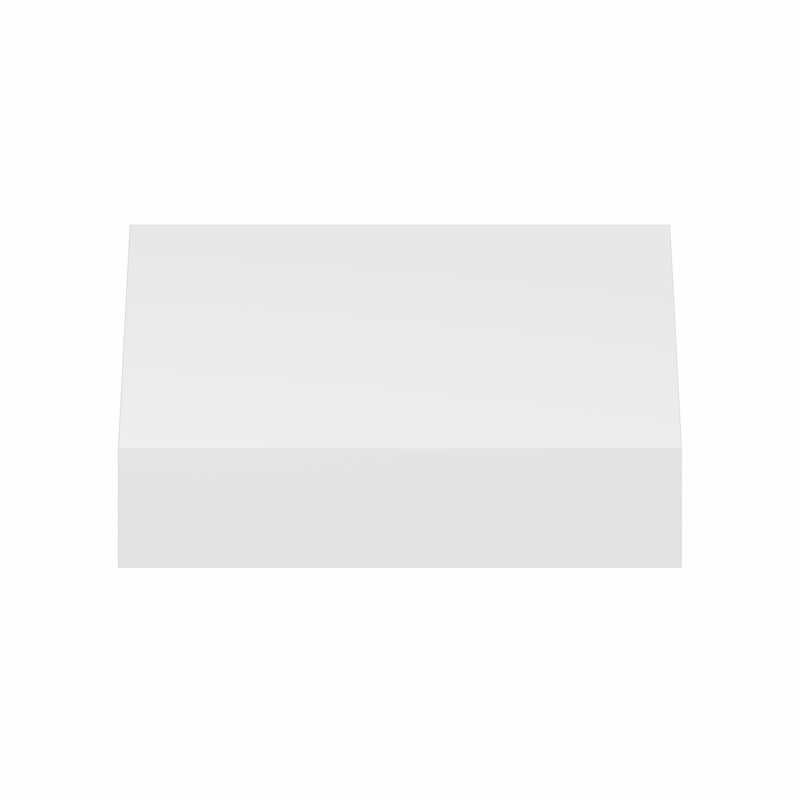 Furinno TANNA 9 x 9 2 Thick Floating Shelves with Invisible Brackets. White