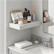 Furinno TANNA 9 x 16 2 Thick Floating Shelves with Invisible Brackets. White
