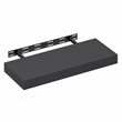 Furinno TANNA 9 x 24 2 Thick Floating Shelves with Invisible Brackets. Americano